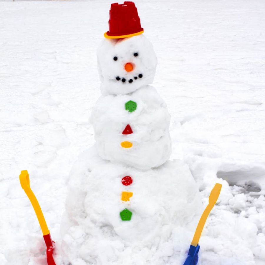 Набор для лепки снеговика КНОПА