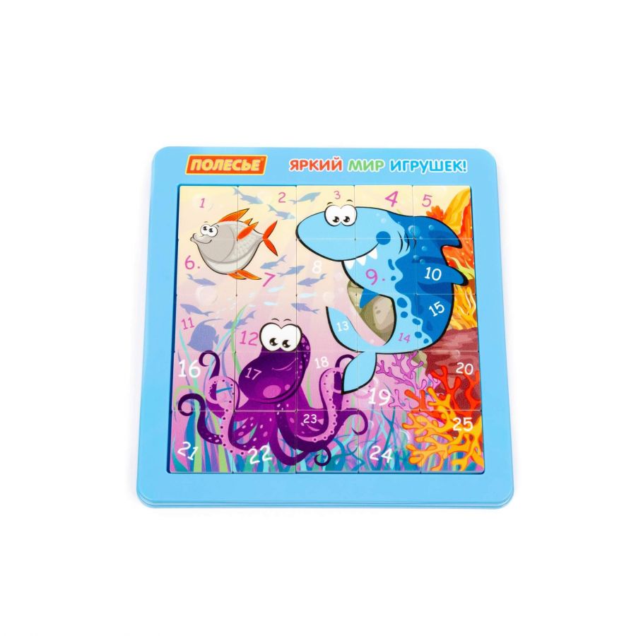 Набор игровой настольный "Морские обитатели №1" (25 элементов) (в пакете)