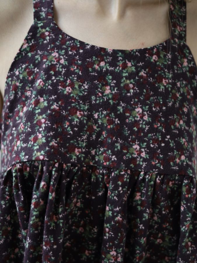 Сарафан Molle винный в цветочек