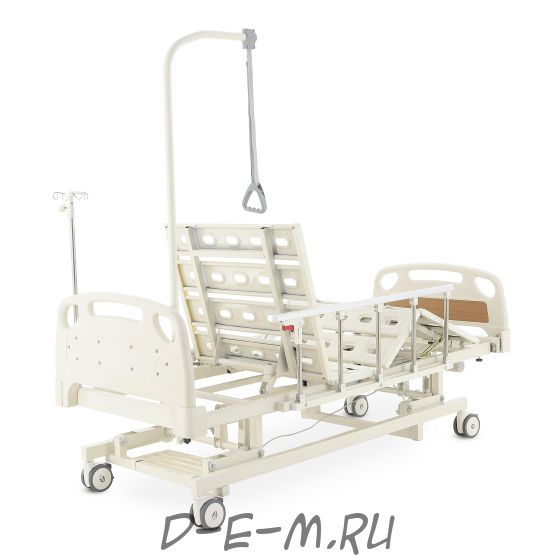 Кровать электрическая Med-Mos DB-6 MЕ-3018Н-05/МЕ-3018Д-04/МЕ-3018Д-11 (3 функции) с удлинением ложа, с аккумулятором