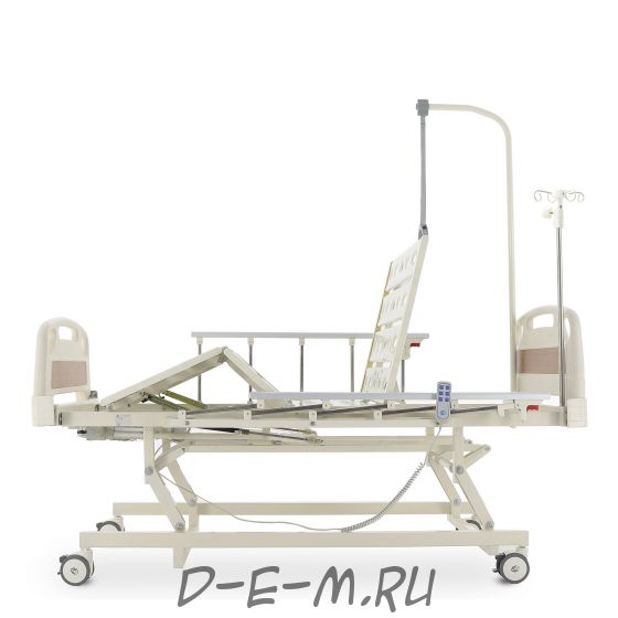 Кровать электрическая Med-Mos DB-6 MЕ-3018Н-05/МЕ-3018Д-04/МЕ-3018Д-11 (3 функции) с удлинением ложа, с аккумулятором