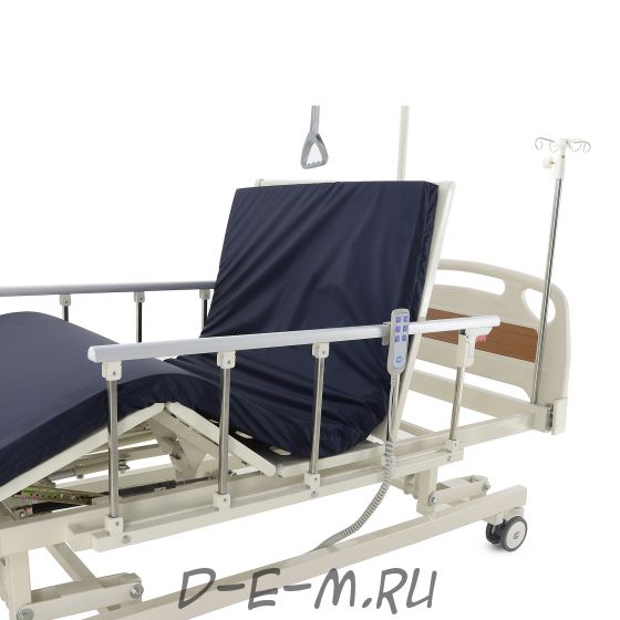 Кровать электрическая Med-Mos DB-6 MЕ-3018Н-05/МЕ-3018Д-04/МЕ-3018Д-11 (3 функции) с удлинением ложа, с аккумулятором
