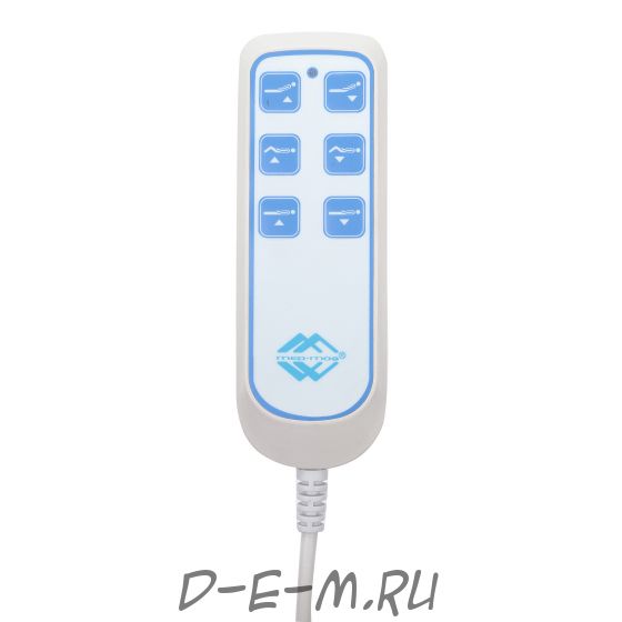 Кровать электрическая Med-Mos DB-6 MЕ-3018Н-05/МЕ-3018Д-04/МЕ-3018Д-11 (3 функции) с удлинением ложа, с аккумулятором