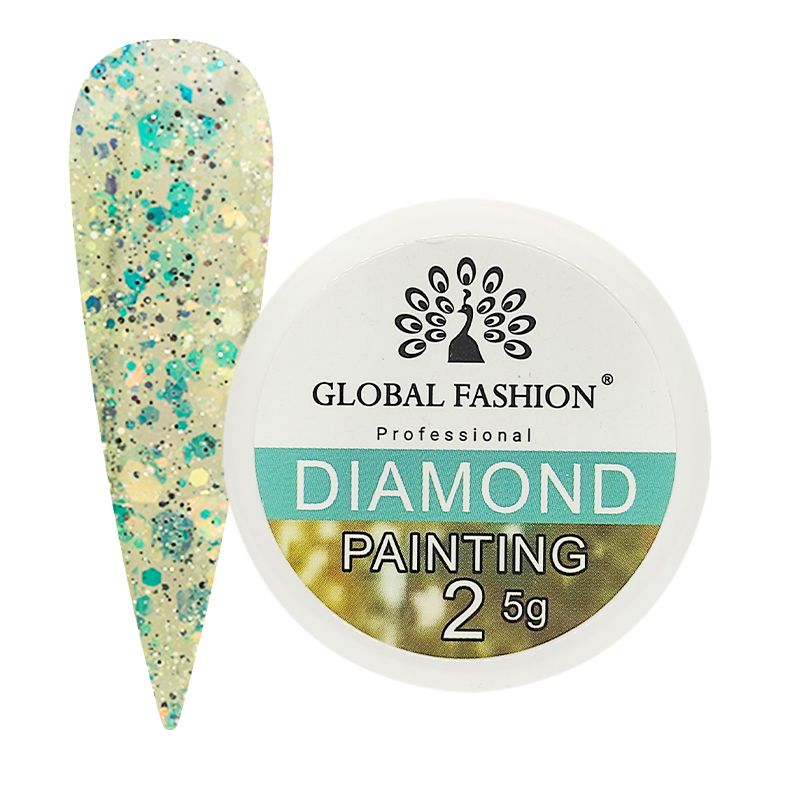 Diamond Painting Gel глиттер гель Global Fashion 5 гр 02