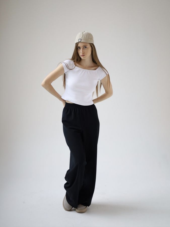 Топ футболка белая