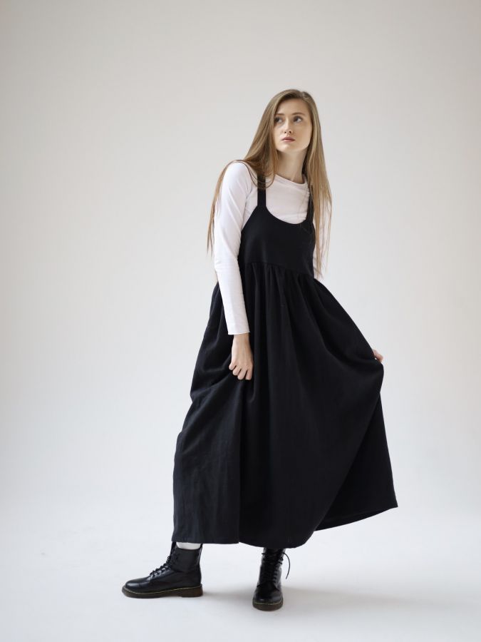 Сарафан Ortica из крапивы черный