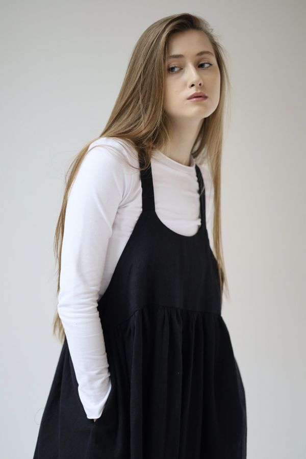 Сарафан Ortica из крапивы черный