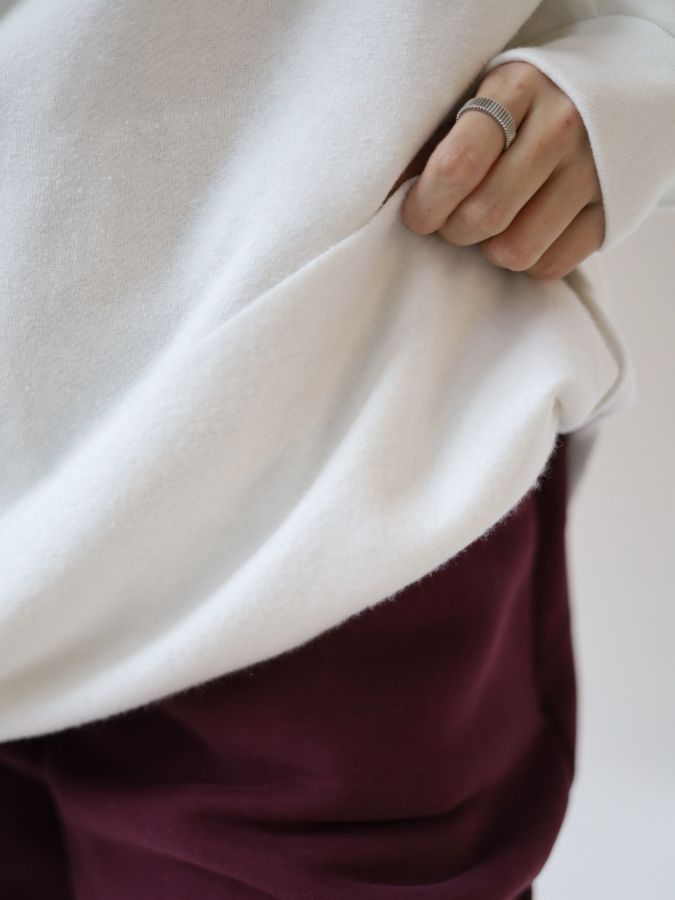 Свитшот из конопли с начесом