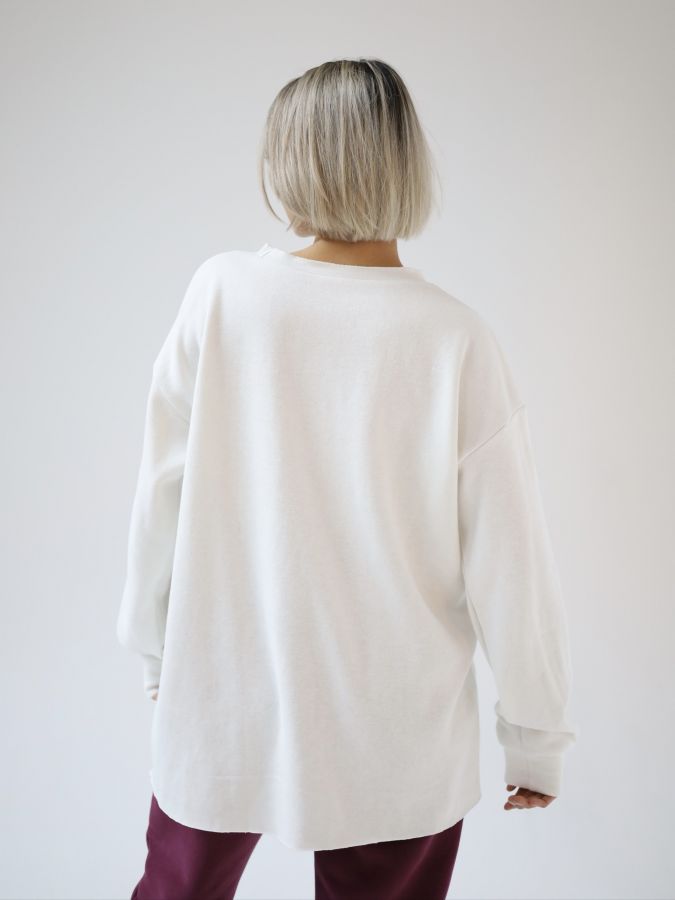 Свитшот из конопли с начесом