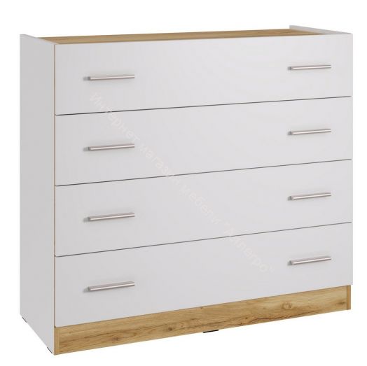 Модульная спальня К-2 (N) FRESCO Белый/Дуб Вотан