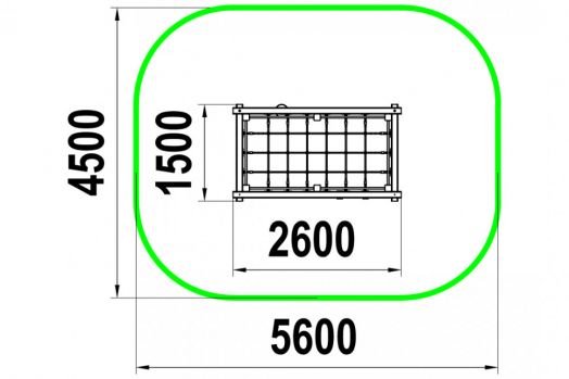 Спортивный комплекс СП-1.103.5 для детской площадки