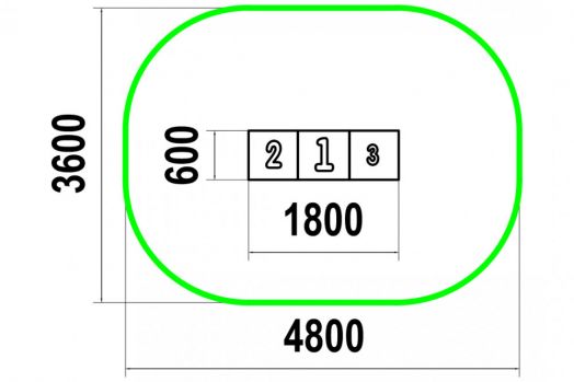Призер СП-1.83 для детской игровой площадки