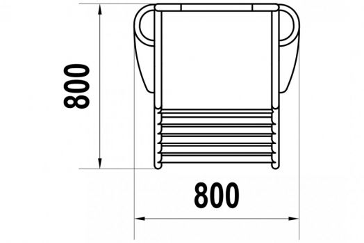 Судейское кресло СП-1.52 для детской игровой площадки