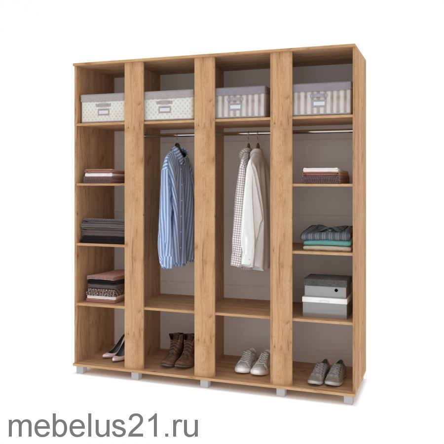 Шкаф 4-х створчатый Пандора П43