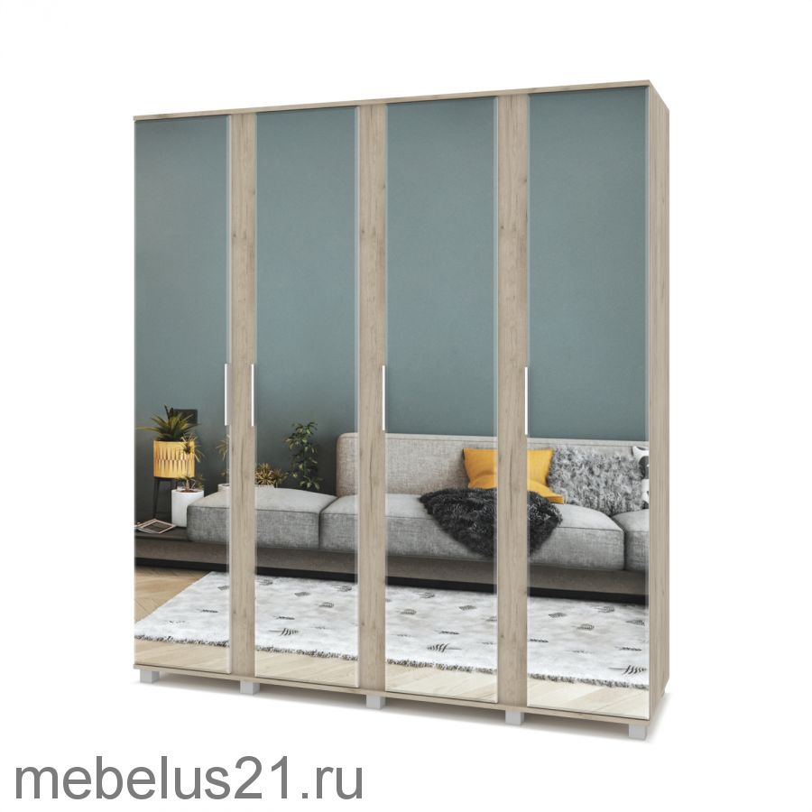Шкаф 4-х створчатый Пандора П43