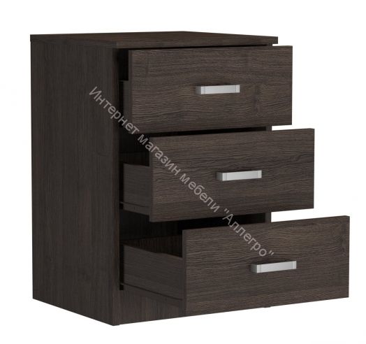 Комод 420 с З-мя ящиками ЛОФТ Венге