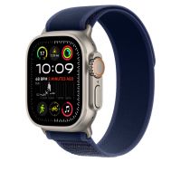 Ремешок Apple Watch Ulta 49mm Blue Trail Loop - Natural Titanium Finish