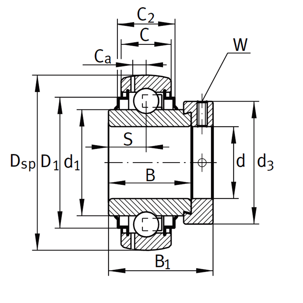 Подшипник GE 50-KRR-B