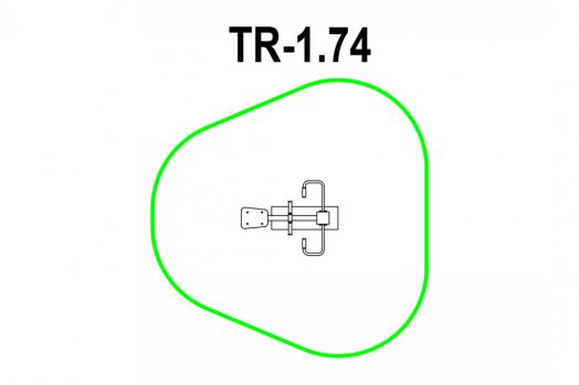 Тренажер уличный «Велосипед» ТР-1.74