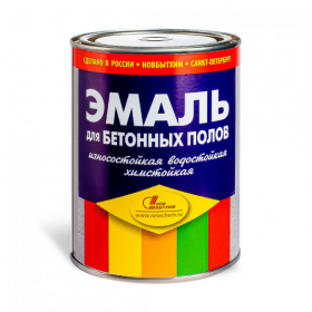 Эмаль для Бетонных Полов Новбытхим 3л Зеленая, Износостойкая, Полимерная.