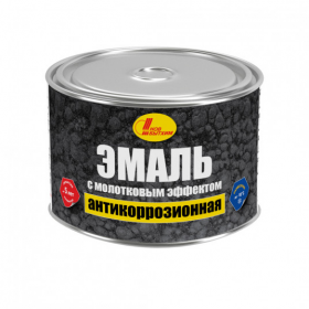 Эмаль Новбытхим Декоративная с Молотковым Эффектом 0.5л Темно-Серая для Бетонных, Деревянных, Металлических и Некоторые Пластиковые Поверхности.