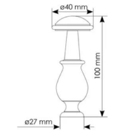 Дверной ограничитель Morelli DS8 схема