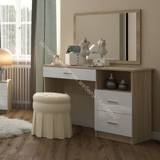 Спальня БЛАНКА Дуб Сонома/Белый глянец