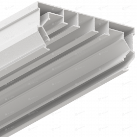 Карниз ПК14 двухрядный 3,6м (белый)
