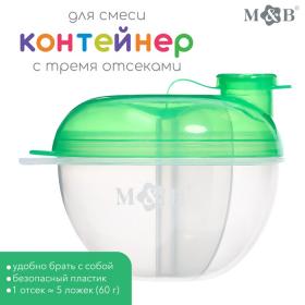 M&B, Контейнер для смеси с дозатором, зеленый SL-07252D