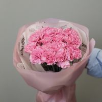 Монобукет нежно-розовых диантусов