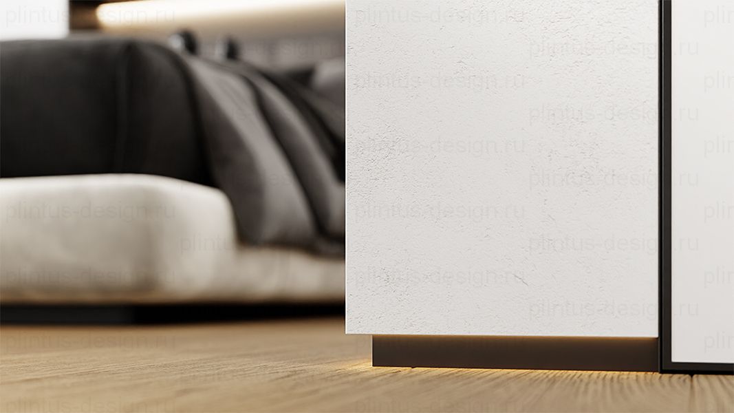 Теневой плинтус Фесо 20 мм Чёрный