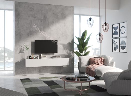 Тумба ТВ 180 SOMERO Белый