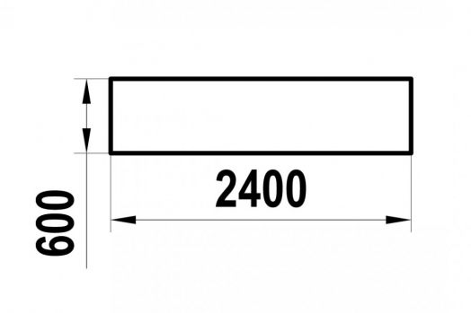 Элемент для скейт площадки Bench