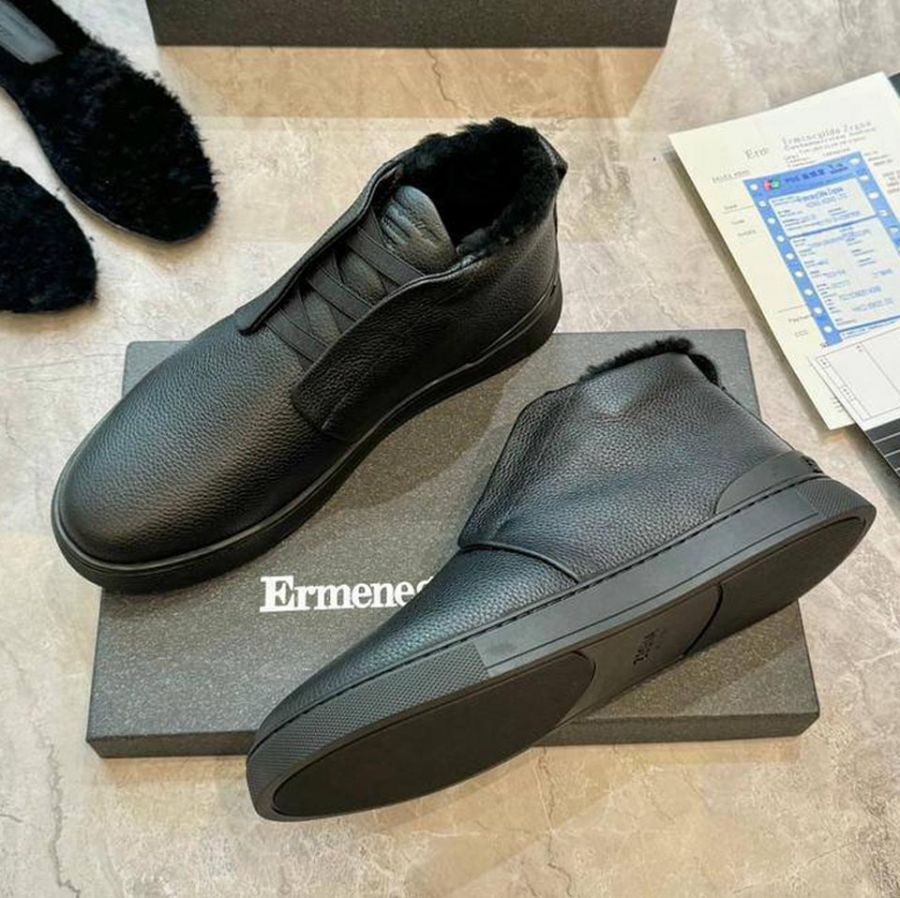 Высокие зимние кеды Zegna