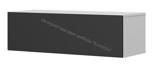 Тумба ТВ 100 SOMERO Белый/Чёрный