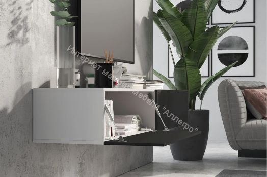 Шкаф-витрина SOMERO корпус Белый