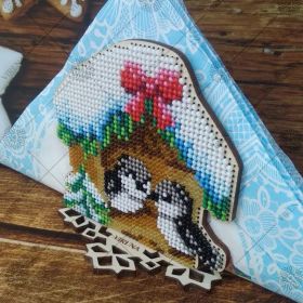 Virena Салфетница_019 Набор дерева для вышивки бисером купить в магазине Золотая Игла