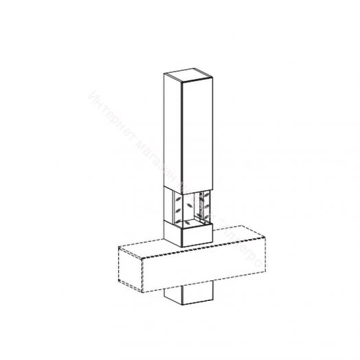 Стенка для гостиной SOMERO Дуб Вотан/Чёрный