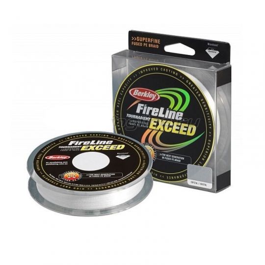 Леска плетеная Berkley Fireline Exceed Crystal 110м 0,15мм 7.9кг