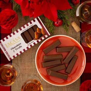 Трюфельная нуга с пралине Lacasa Trurron de Chocolate y Trufa 225 г - Испания