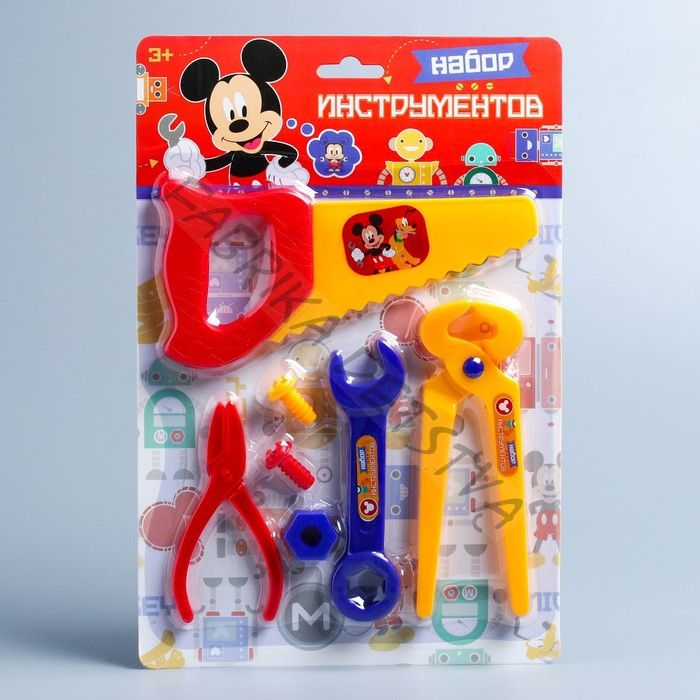 Набор инструментов «Mickey» Микки Маус, 7 предметов, цвет МИКС