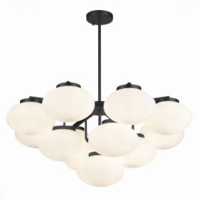 Люстра Подвесная ST-Luce SL1503.403.13 Черный/Белый E27 13*40W / СТ Люче.