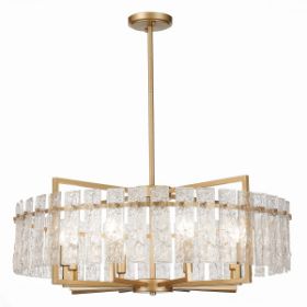 Люстра Подвесная ST-Luce SL1632.203.08 Шампань/Прозрачный E14 8*60W / СТ Люче.