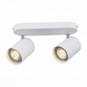 Спот ST-Luce SL597.501.02 Белый, Хром/Белый GU10 LED 2*3W / СТ Люче.