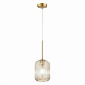 Подвес ST-Luce SL1154.333.01 Латунь/Коньячный E27 1*60W / СТ Люче.