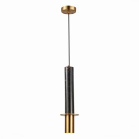 Подвес ST-Luce SL1211.403.01 Золотистый/Черный, Золотистый GU10 1*5W / СТ Люче.