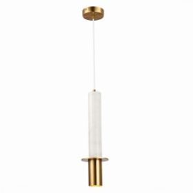Подвес ST-Luce SL1211.503.01 Золотистый/Белый, Золотистый GU10 1*5W / СТ Люче.