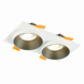 Светильник Встраиваемый ST-Luce ST206.528.02 Белый GU10 2*50W IP20 L175xW92xH38 220V Без Ламп / СТ Люче.