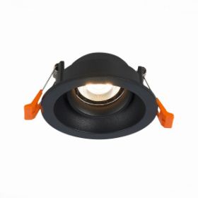 Светильник Встраиваемый ST-Luce ST208.408.01 Черный GU10 1*50W D94xH40 220V Без Ламп / СТ Люче.