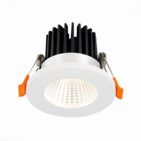 Светильник Встраиваемый ST-Luce ST704.538.10 Белый LED 1*10W 3000K 900Lm Ra>90 38° IP20 D80xH60 170-240V / СТ Люче.